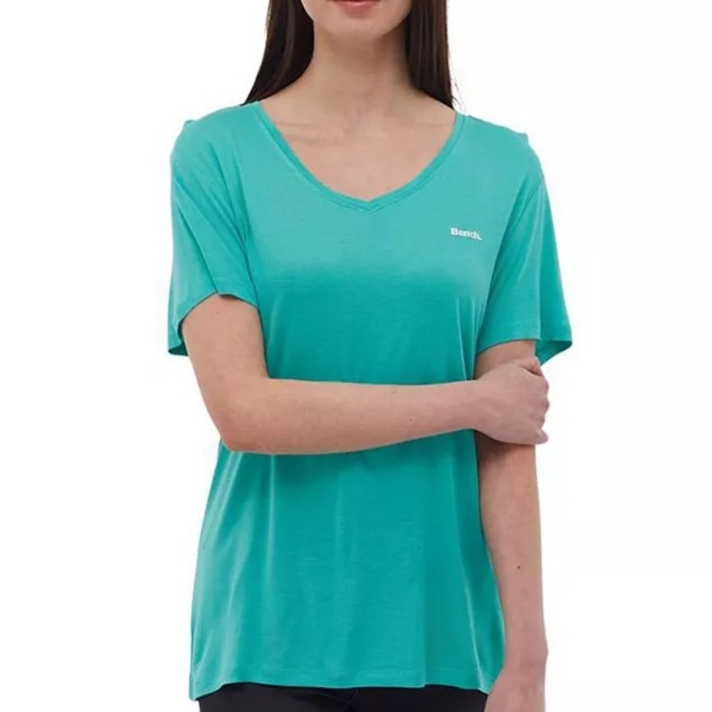 Bench Women's Aqua Short Sleeve Tee NWT SIZE L